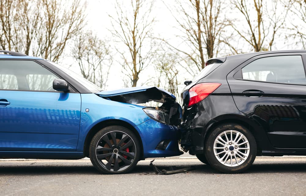 Rear ended car accident